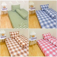 Homemade Aesthetic Bed Sheets UK 90 120 160 180 200 | Black checkered bed sheet | Checkered Bed Shee