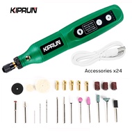 KIPRUN Grinder Tools, Cordless Rotary Tool,  3.7V Electric Cordless Drill Power Tools Grinder 15000r