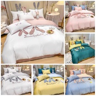 Lovely Rabbit Ear Silk Bedding Set