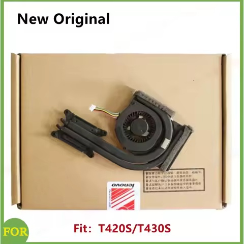 BDBH New Original For Laptop Lenovo Thinkpad T420S T430S Cooling Fan CPU Heatsink Radiator 04W1712 0