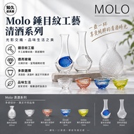[Zhijiu Props House] Sake Glass Japanese Sake Glass Sake Jug Hammer Pattern Sake Jug Blue Sake Jug W