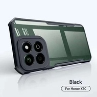 Honor X9C 5Gตรงรุ่น(พร้อมส่งในไทย)เคสกันกระแทกขอบสีหลังใสHonor X7c/Honor X9c/Honor X60 Pro