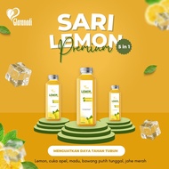 PUTIH MERAH Glaranadi - Premium Lemon Sari 5 In1 Honey Apple Vinegar Garlic Single Ginger Red Nourishes Endurance