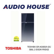 TOSHIBA GR-AG66SA-GG 586L 2 DOOR FRIDGE  ***2 YEARS WARRANTY BY AGENT***