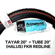TAYAR BASIKAL + TUBE BASIKAL 20 INCHI 20X1.75 (HALUS)