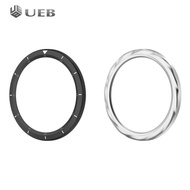 ฟิล์มกระจกเทมเปอร์แหวนฝาโลหะสำหรับนาฬิกา Xiaomi S4/S3 (สเกลสีดำ)