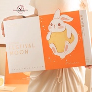 Festival Moon Cake Box With Paper Tote Bag (1 Set)