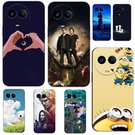 Case For realme C67 V50 V50S Case Back Phone Cover Protective Soft Silicone Black Tpu movie Game of 