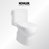 KOHLER (Pre-order 7-14 days) New patio 1-PC 3/4.5L toilet with quiet close seat (ceramic trap) สุขภัณฑ์แบบชิ้นเดียว รุ่นแพททิโอ K-31739X-S-0