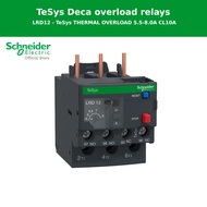 Schneider Electric Thermal overload relayรุ่น Tesys Deca5.5-8A1NO+1NCclass 10Ascrew clamp (LRD12)