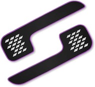YOURS Y606-046leatherpurple 2 PCS (Leather Style/Purple) FREED GT Kick Guard Design Sewn Made in Jap