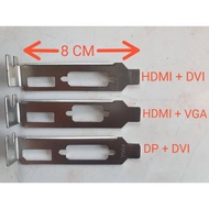 Low Profile Bracket Graphic Card Adapter 8CM for Small Form Factor CPU type (SFF)