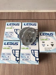 全新 白冷光 LED 石英燈膽（5W）x 5