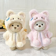 [Ready Stock Hot Sale] 25cm Cotton Doll Clothes Pink Pajamas Set Circle Rabbit Hooded Coat Plush Dol