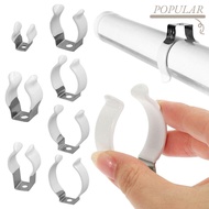 POPULAR 5Pcs Lamp Tube Clip, With Rubber Protection Fixing Clips Spring Terry Clip,  Clamp Holders B