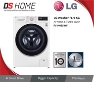 LG WASHER 9KG/10.5KG FRONTLOAD FV1409S4W | FV1450S4W WASHING MACHINE WITH AI Direct Drive™ and Steam