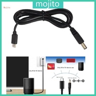 Mojito Type C to DC Power Cable USB-C Plug to DC 5 5 x 2 1mm Male 5V Charging Cable for Router Lapto