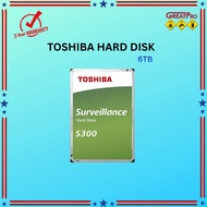 TOSHIBA HDWT31AUZSVA S300 6TB CCTV SURVEILLANCE HARDDISK