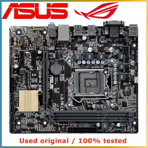 For ASUS H110M-K D3 Motherboard LGA 1151 Intel H110 DDR3 32GB