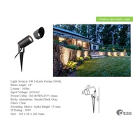 DESS LED IP65 Outdoor  Spot-Spike Light Water Proof 6 Watt 14 Led OSRAM  chip CK-1821S Sanded Dark G
