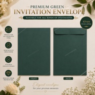 HIJAU A5 Green Envelope| A5 Green Cover | A5| For Marriage