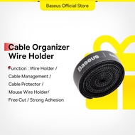 Baseus Velcro Strap Reusable Cable Tie Fastening Tape Wire Magnetic Cable Organizer USB Cable Manage