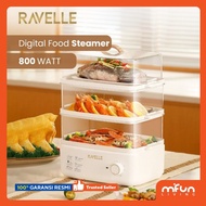 RAVELLE Electric Food Steamer 15L Food Steamer Steamer Electric