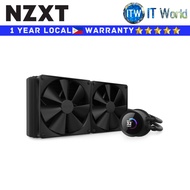 NZXT CPU Cooler Fan AIO Kraken 280 280mm Black Liquid Cooler (RL-KN280-B1) | itw