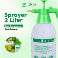 INFARM - Semprotan Tekanan Tinggi 2L Sprayer Tekanan Tinggi Pompa Manual
