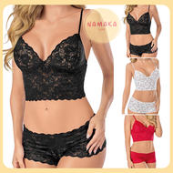 [NL]  BRA BROKAT SEXY SET LINGERIE WANITA BH DENGAN KOLOR LACE TRANSPARAN NET JARING SEKSI BIKINI 1 
