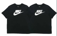 Nike Sportswear Essentials 系列 經典Logo印花圓領 美式復古 短袖T恤 男款 2件裝 黑色