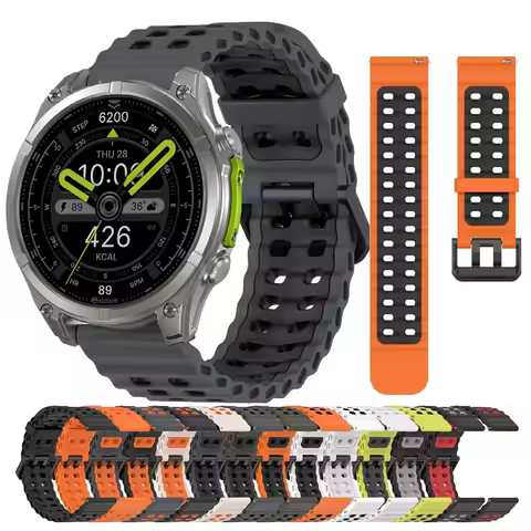 Ocean Strap For Zeblaze Vibe 8 7 7 Pro 7 Lite Silicone Band 22mm Wristband For Zeblaze Stratos 4 3 2
