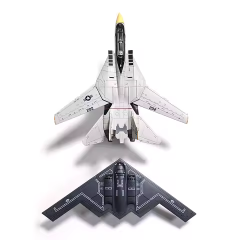 DIY Modern Military Series Building Blocks Set Multi-Purpose Raptor Fighter Bomber F-22 F-14 B2 Mode