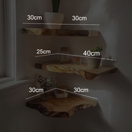 Corner wooden root shelf Corner wall shelf Wooden root corner shelf Wooden root wall shelf
