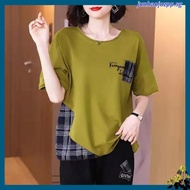 Summer Fashion T Shirt Woman O-Neck Short Sleeve Plus Size T-shirt Woman Shirt Oversized Women Shirt