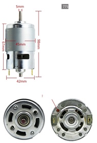 Mô tơ 775 Trục 5mm 12V 160W Siêu Khỏe motor 775 chế máy khoan chế máy cắt chế quạt chế máy bơm chế c