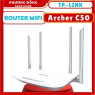 TP-LINK ARCHER C50 WIFI ROUTER - Supports online streaming Stable connection, Optimal coverage, Enha