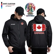 CUSTOM CANADA WORLD CUP FIFA 2026 PARACHUTE JACKET KANADA PILDUN JACKET