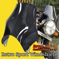 Royal Enfield Continental GT 650 Windshield Visor Windscreen Flyscreen Wind Deflector for RE Contine
