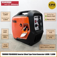 TOKUDEN TKG4000iSE Inverter Silent Type Petrol Generator 4.0KW / 3.5KW