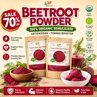 Serbuk Beetroot Organik Tenaga Booster Sokong Jantung dan Detox Semulajadi 3F Food