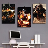 Cheap Wooden Poster Game Fatality Mortal Combat 20X30 | D. Official Collection| Mortal Combat Logo G