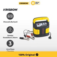 Best Selling Krisbow Battery Charger Car Battery 12V 2A/6A/12A Erbc12 Ready Stock