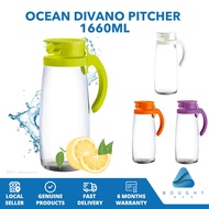 Ocean Divano Pitcher with Handle 1660ml Large Capacity Durable and Stylish Design Serving Beverages 