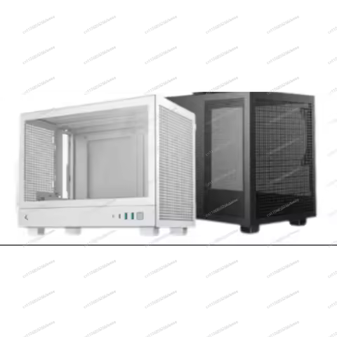 Compact CH160 ITX Case – Mesh Side & Handle, Versatile Support for Long GPU, ATX PSU & Type-C