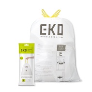 EKO Plastic Garbage Bag Thick Trash Bags Easy-Dispense Liners Drawstring Rubbish Beg Sampah (5-35L)