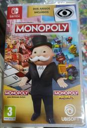 偉翰玩具-電玩 NS Switch 大富翁 地產大亨 瘋樂 合輯 MONOPOLY 1+2 中英文 版