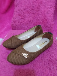 SEPATU WANITA FLAT SHOES RENO MARTIN SOL KARET