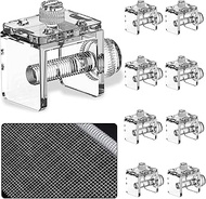 DIY Aquarium Hood 8pcs Aquarium Fish Tank Hood Screen Cover net Clip Holder and 2.15 Feet X 1.73 Fee