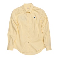 GIORDANO Women's Frog Long Sleeves Oxford Shirt (05344012)-02 Anise Flower